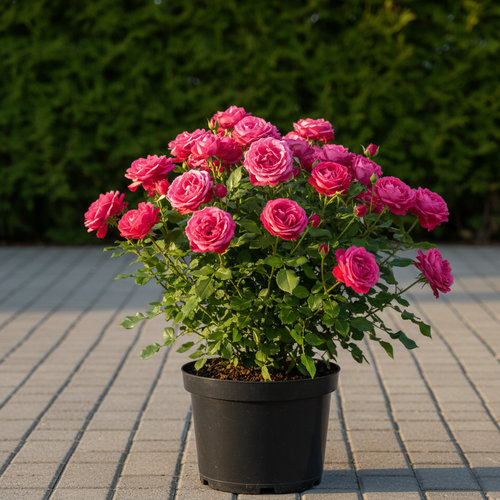 Роза Флорибунда Мария Генриетта купить