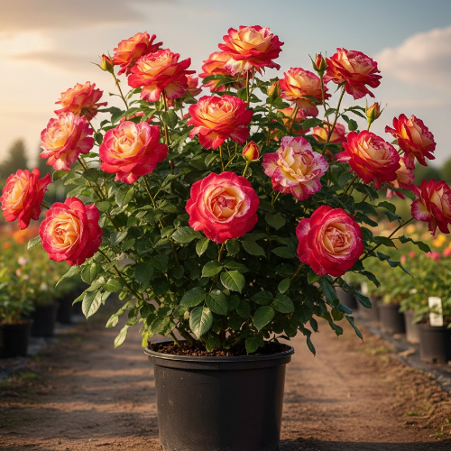 Роза чайно-гибридная Кроненбург купить